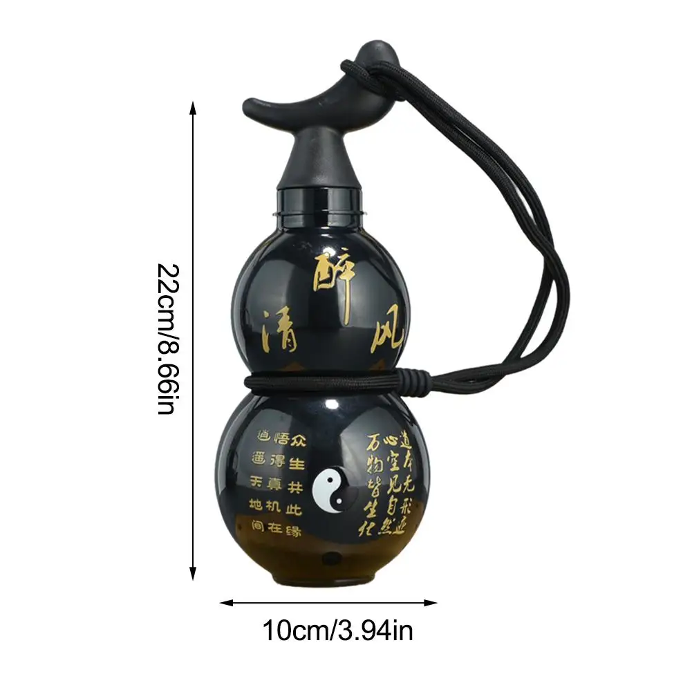 750ml Gourd Water Bottle Large Capacity Outdoors Leak-proof Water Sports Bottle King Wukong Drinking Cup Accessories