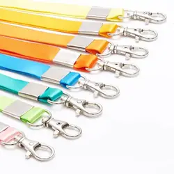 Candy Farbe Lanyard für Schlüssel ID Tag Name Abzeichen Halter Pass Bus Access Mitarbeiter der Arbeit Karte Neck Strap Büro liefert