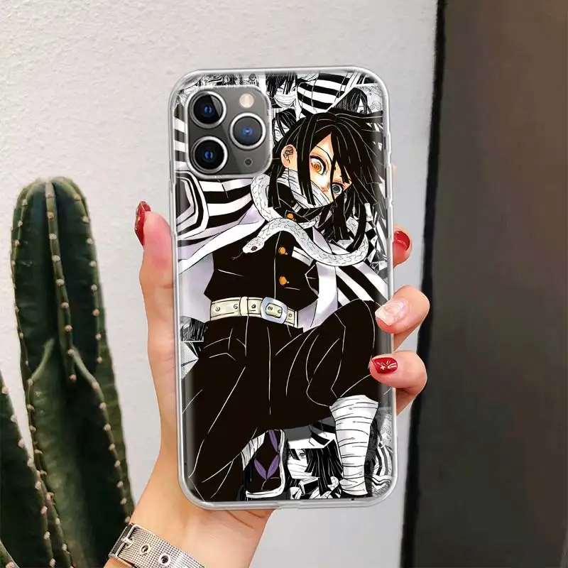 Demon Slayer Obanai Iguro For iPhone 16 15 14 13 12 11 Pro Max Phone Case X XS XR 7 Plus Print 8 SE Apple Fundas Cover Coque 11