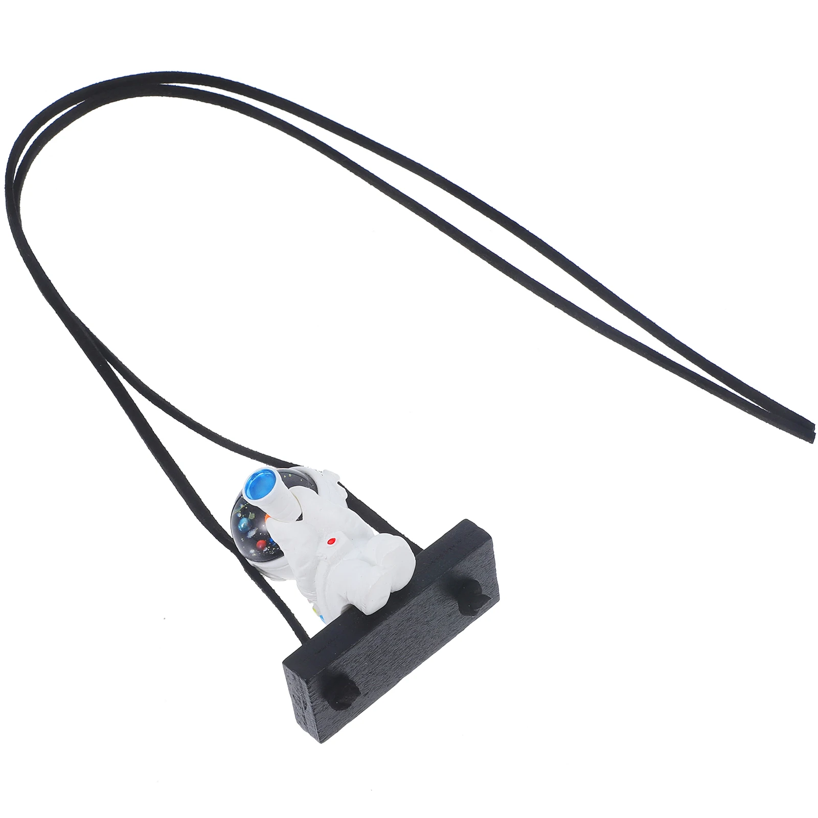 رائد الفضاء سيارة معلقة الراتنج مرآة الرؤية الخلفية الزينة الإبداعية سيارة الداخلية الجمالية الحلي سحر قلادة #2