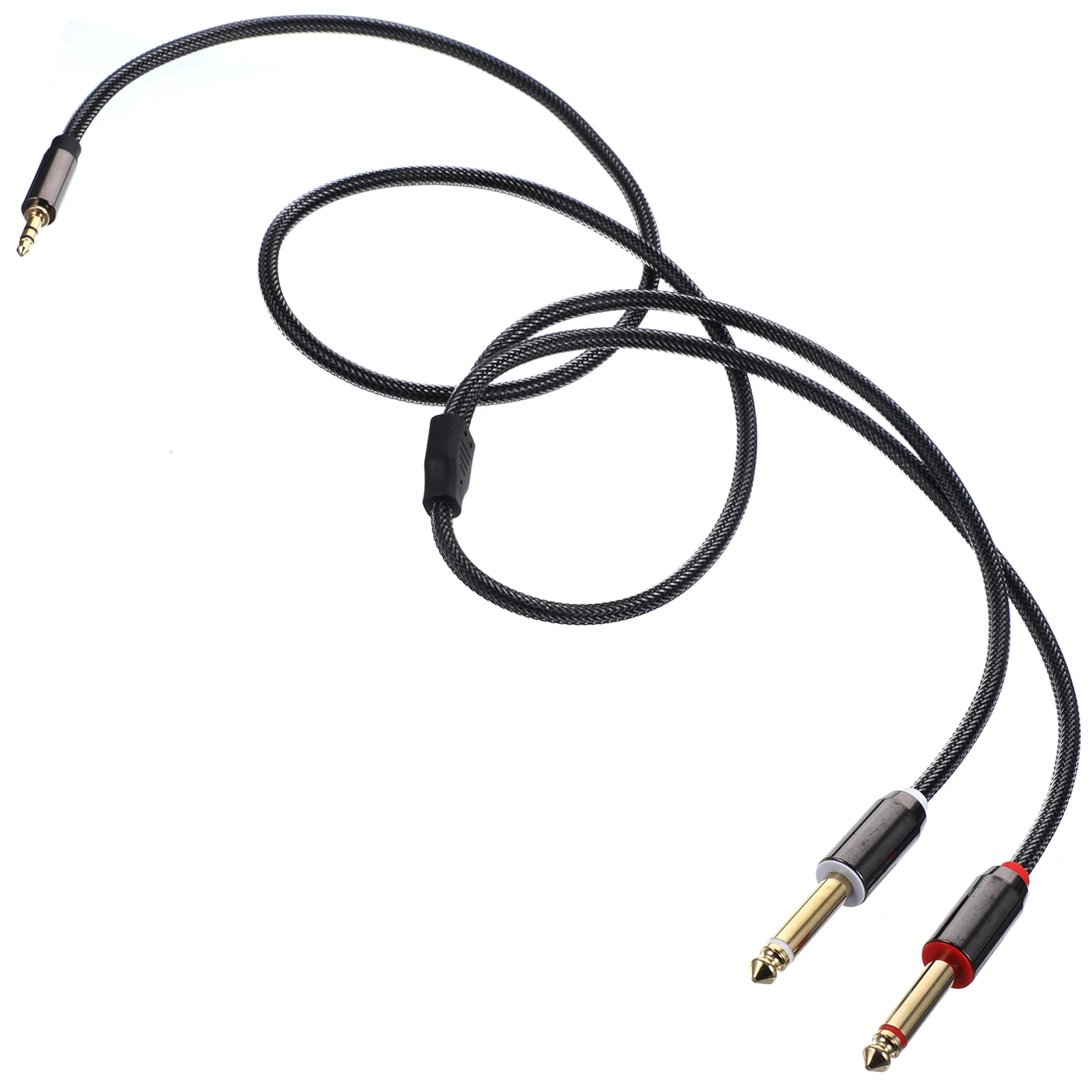 

Cable 1m .5mm to Dual 6.35mm Audio Splitter for CD Player Speakers System Stereo Jack to Mono Audio Cable