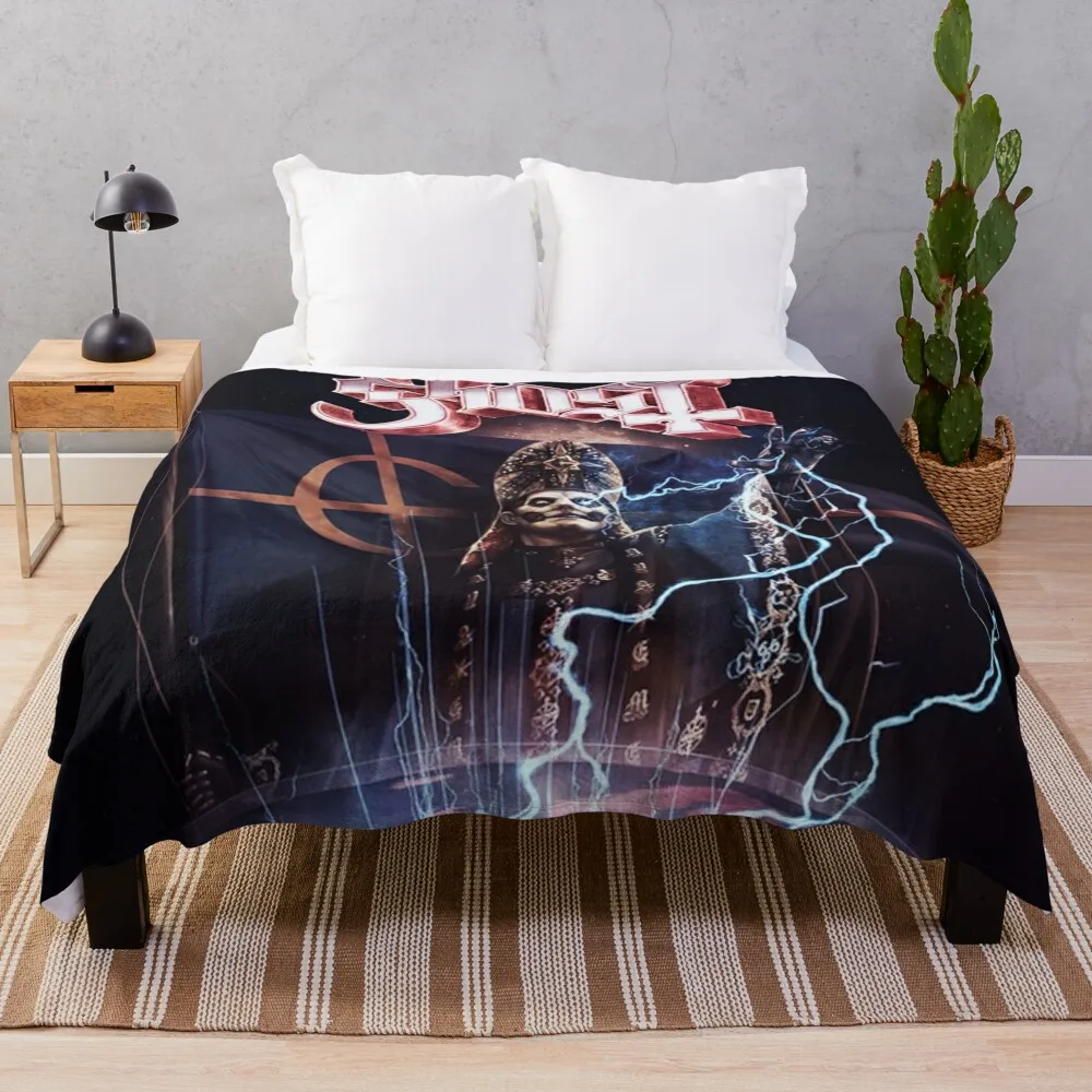 

impera ghost tour 2022 masdes Throw Blanket Retros Blankets For Baby Bed covers Fluffy Shaggy Blankets