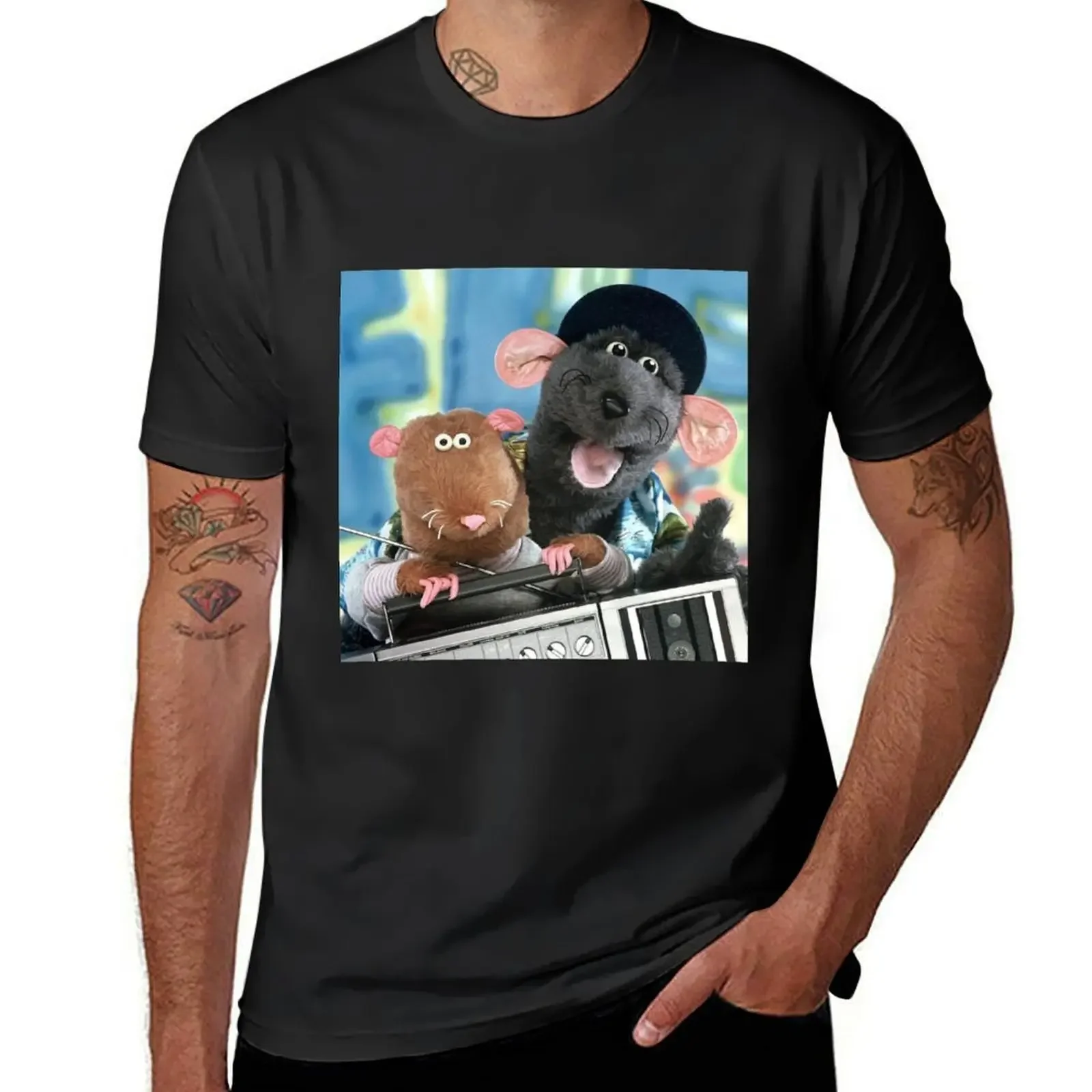 Roland rat T-Shirt customs design your own graphic t shirt vintage custom t shirt summer tops clothing for men