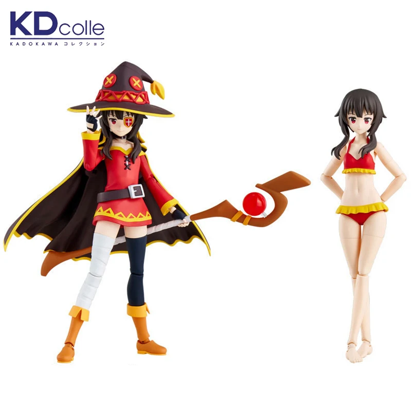 

В наличии оригинальная пластиковая модель KADOKAWA Megumin DXver Kono Subarashii Sekai Ni Shukufuku Wo! 3 Экшн-фигурки аниме куклы