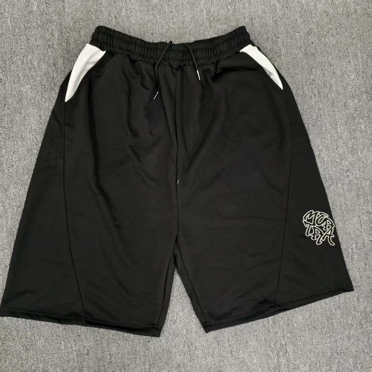 Y2k الأمريكية الرجعية المطرزة نمط الهيب هوب سراويل تقليدية فضفاضة الرجال والنساء الصيف الشارع الشهير تقسم السراويل المتضخم #1