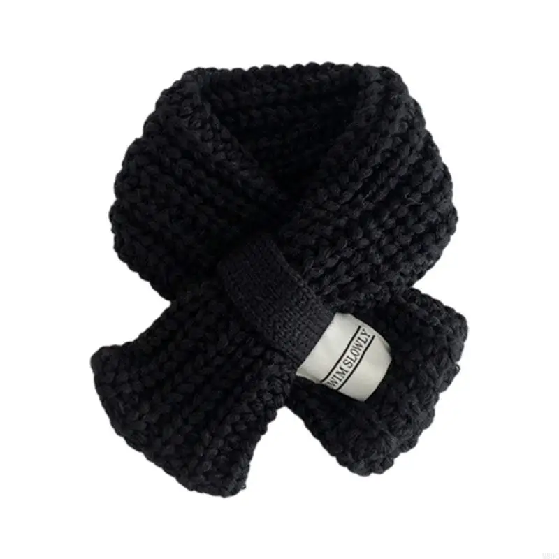 

M89C Детский утеплитель для шеи, уютный шейный платок, дышащий длинный глушитель, подарок на Новый год