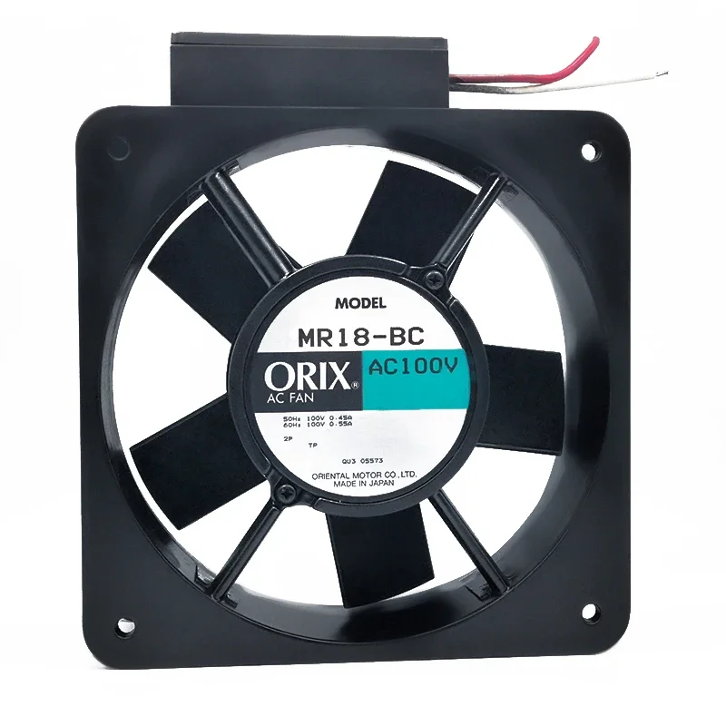 

Original and genuine Japanese ORIX MR18-BC AC100V 0.45/0 180 * 65MM cooling fan