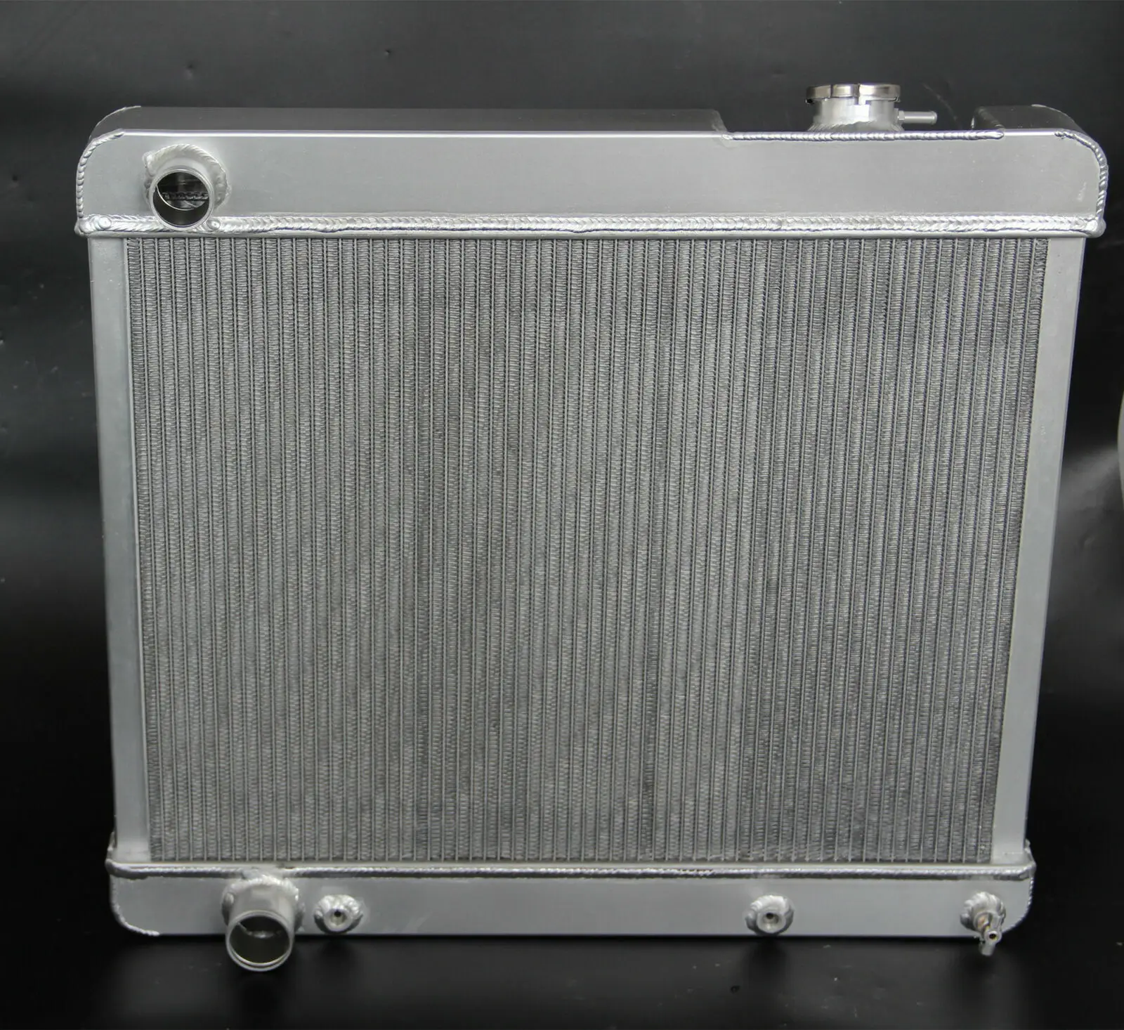 For 1960-1965 Cadillac Deville Eldorado Fleetwood 3 Row Aluminum Radiator 1961 1962 1963 1964