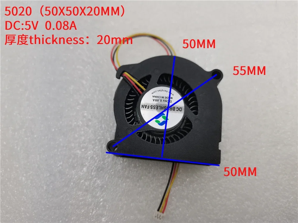 NEW FAN FOR Polar meter Z3DP BAZA0520R5H 5V micro projector cooling fan