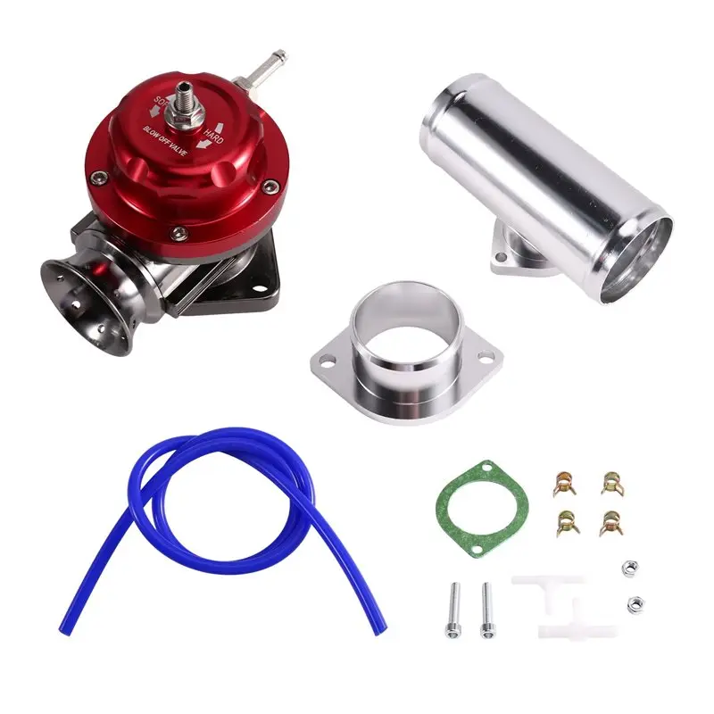 A85E-Type-RS Turbo Blow Off Valve Adjustable 25Psi BOV With 63Mm Flange Pipe For GD-RS FV RZ Blow Off Valve Adapter Black