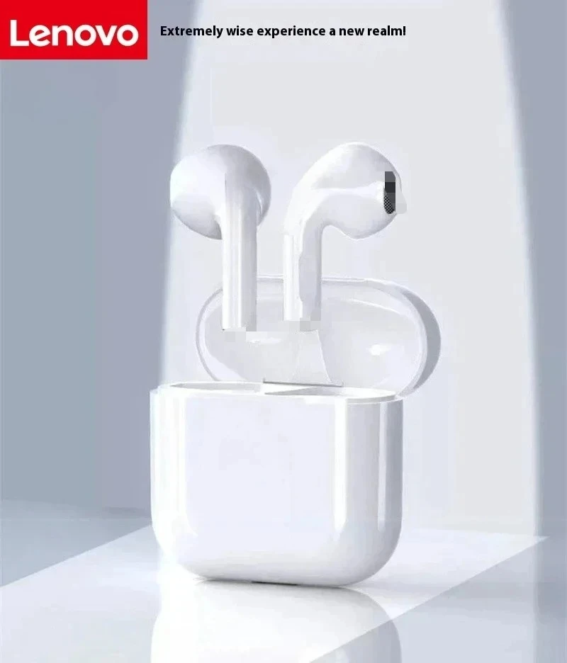 Lenovo Wireless Headset Mini Bluetooth 5.3 Headphones Sleek Design Superior Sound Quality Long Battery Life for iPhone Xiaomi