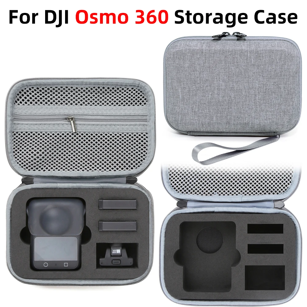 

Travel Carrying Case for DJI Osmo 360 Storage Bag Dustproof and dirt-resistant Sports Camera Clutch Bag Accessory