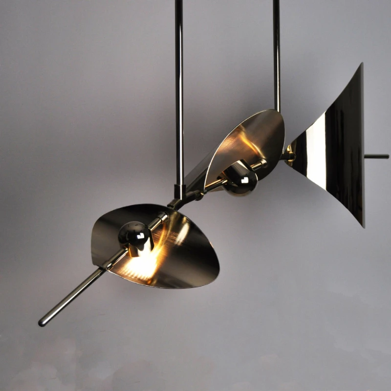 

Modern simple personalized hotel Nordic creative bar restaurant model room exhibition hall design personalized art chandelier