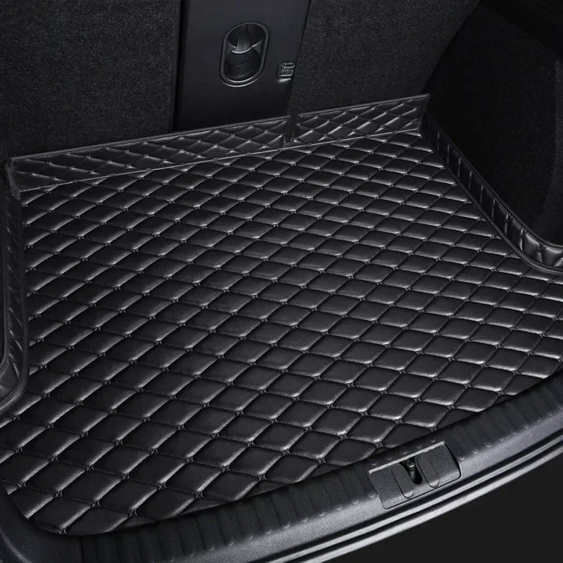 Custom Car Trunk Mat for Mercedes GLC X253 X254 GLE Coupe C292 C167 2020-2024 Car Accessories Artificial Leather Carpet