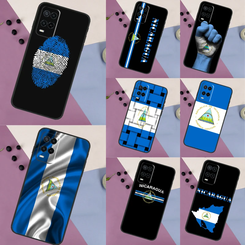 Nicaragua Flag For OPPO A78 A98 A58 A96 A76 A5 A9 A53 A15 A16 A17 A52 A72 A74 A94 A54 A77 A57 A53S Case