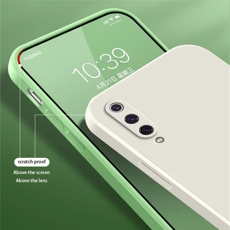 Capa de silicone líquido para xiaomi mi 8 9 se pro lite câmera protetora bonito telefone capa mi8 mi9 8se 9se 8lite 9pro
