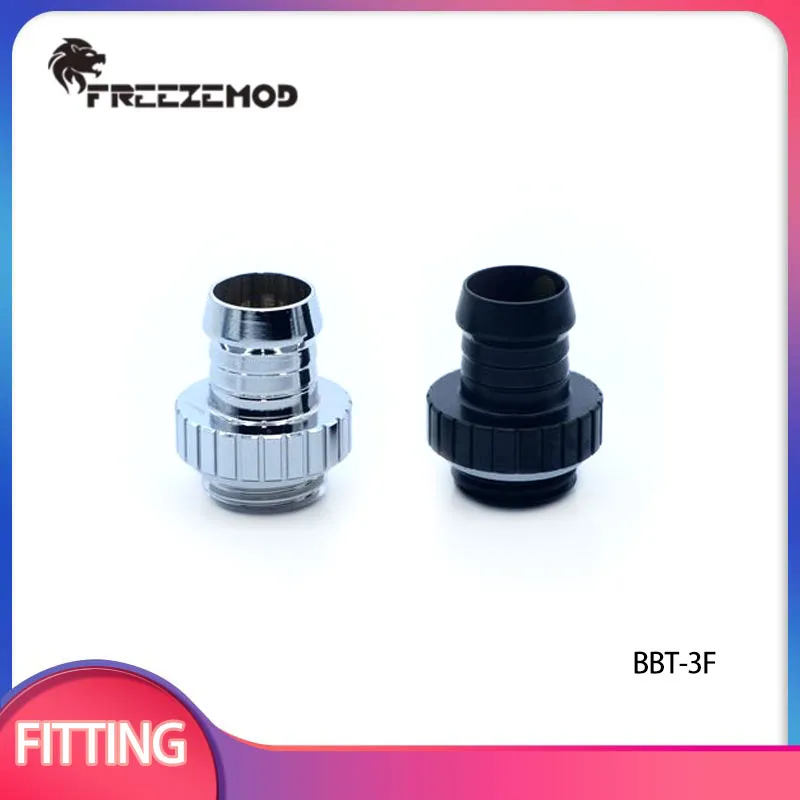 

FREEZEMOD G1/4'' Резьба Латунный штуцер Внутренний диаметр 8-11 мм Мягкая трубка Внутренняя шестиугольная фиксированная черная/серебристая/BBT-3F
