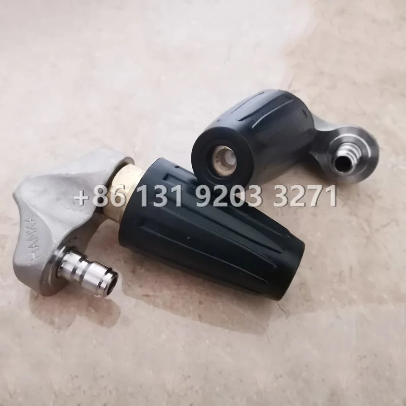 

1/4 High Pressure Drain Pipe Jetting Turbo Jetter Nozzle Sewer Cleaning for Drain Cleaning Machine