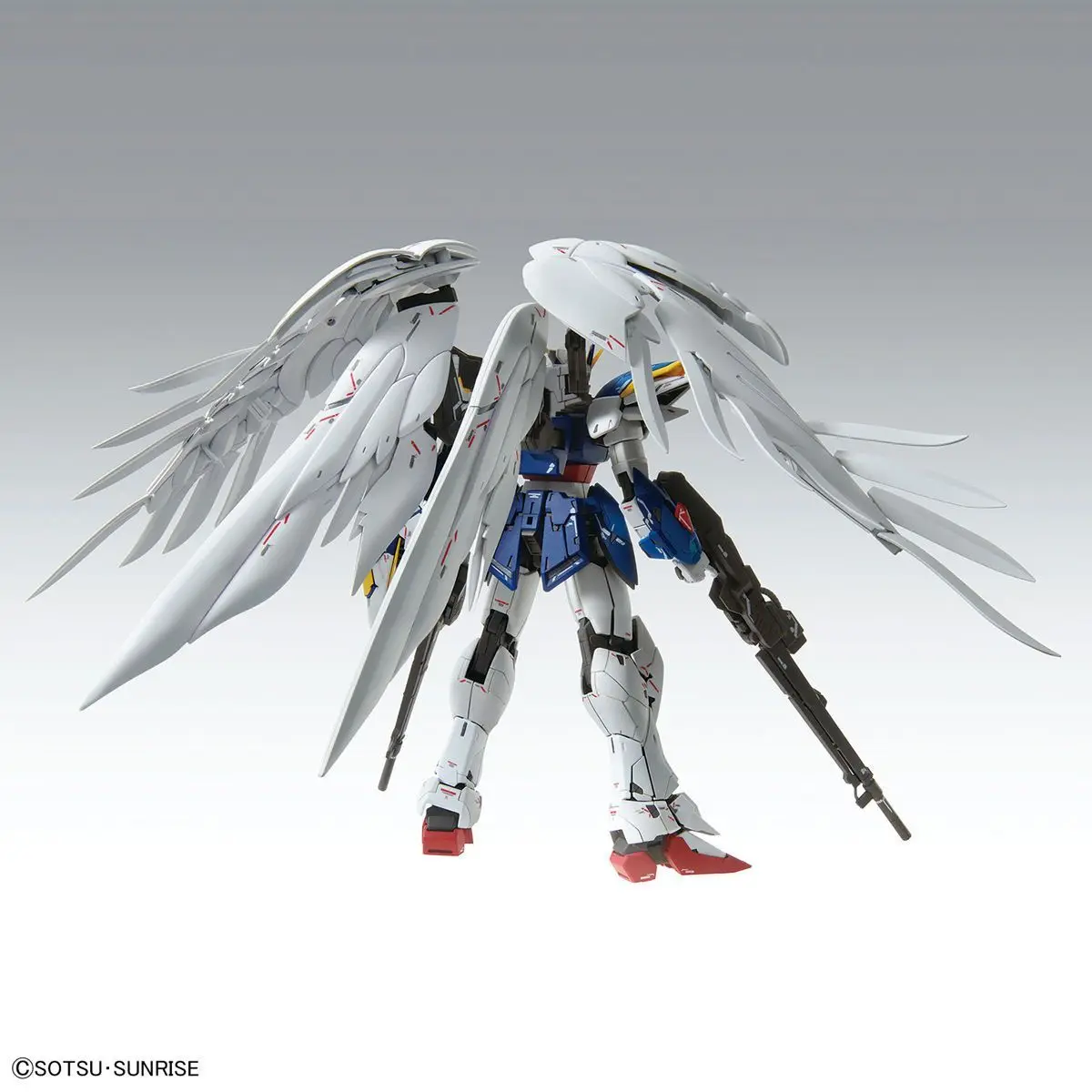 Bandai MG 1100 Wing Zero Custom EW Fallen Angel Ka Edition Gundam Plastikmodellbausatz Mecha Warrior Actionfigur Lernspielzeug