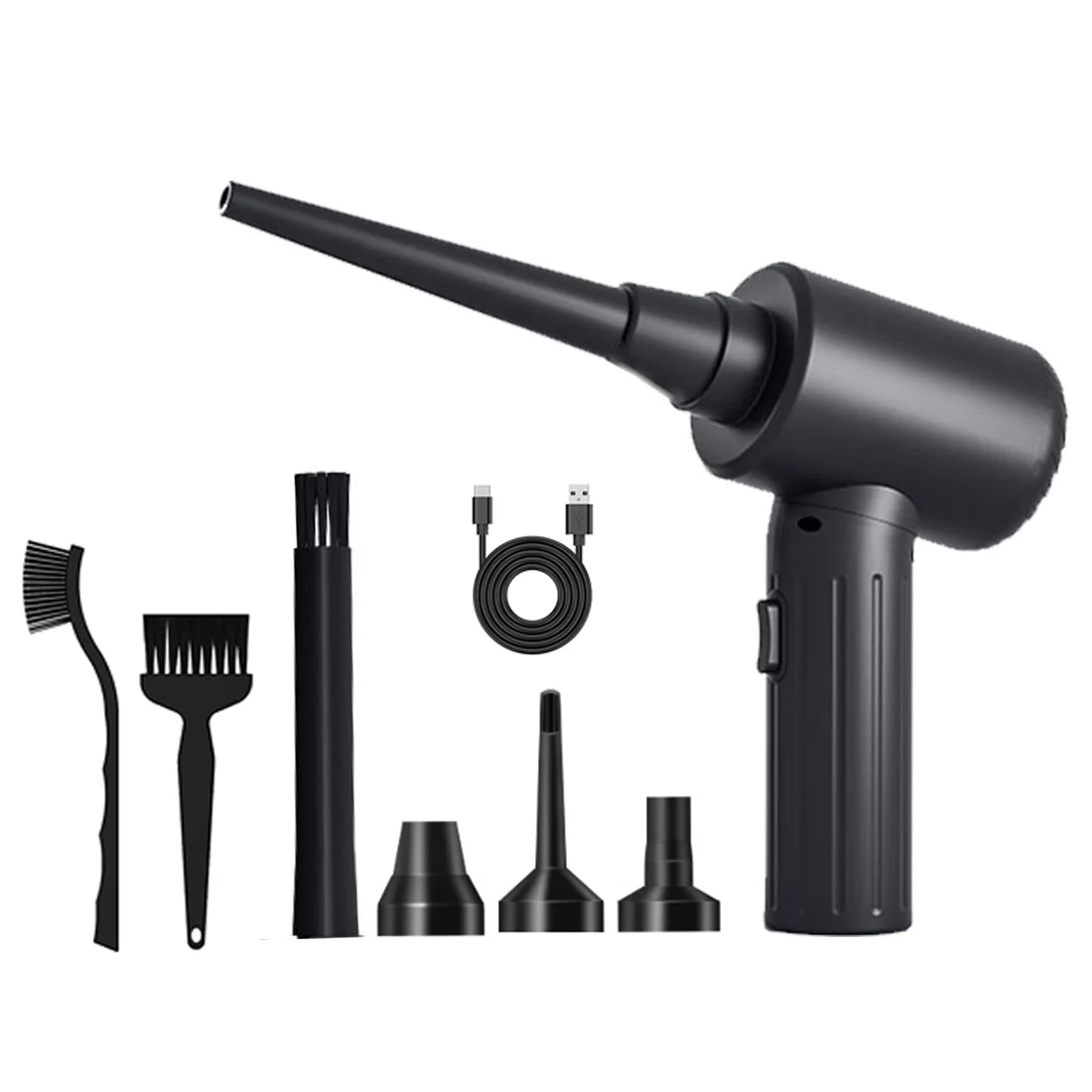 

Rechargeable Air Duster Handheld Blower Cordless Electric Air Duster Cleaner Strong Air Blower for Computer Keyboard