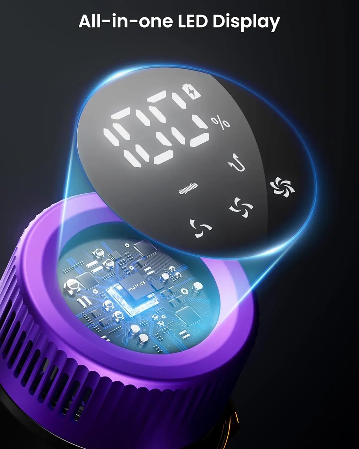 진공 청소기, 580 48KPA 0인치 괭이는용 진공 청소기, 셀프 샌딩 코드 진공 충전식 진공 청소기