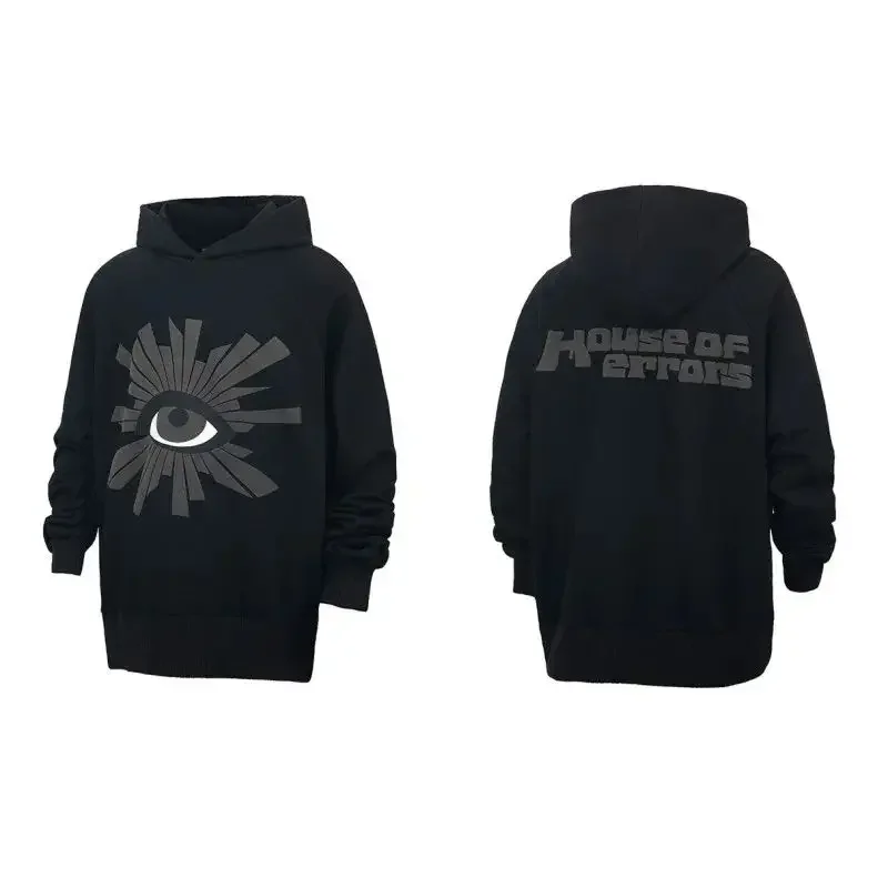 

2024 New Casual Wear Warm Cotton Men and Women Hooded Hoodie Fashion Trend Printed Couple Hooded Sweatshirt Garment Top