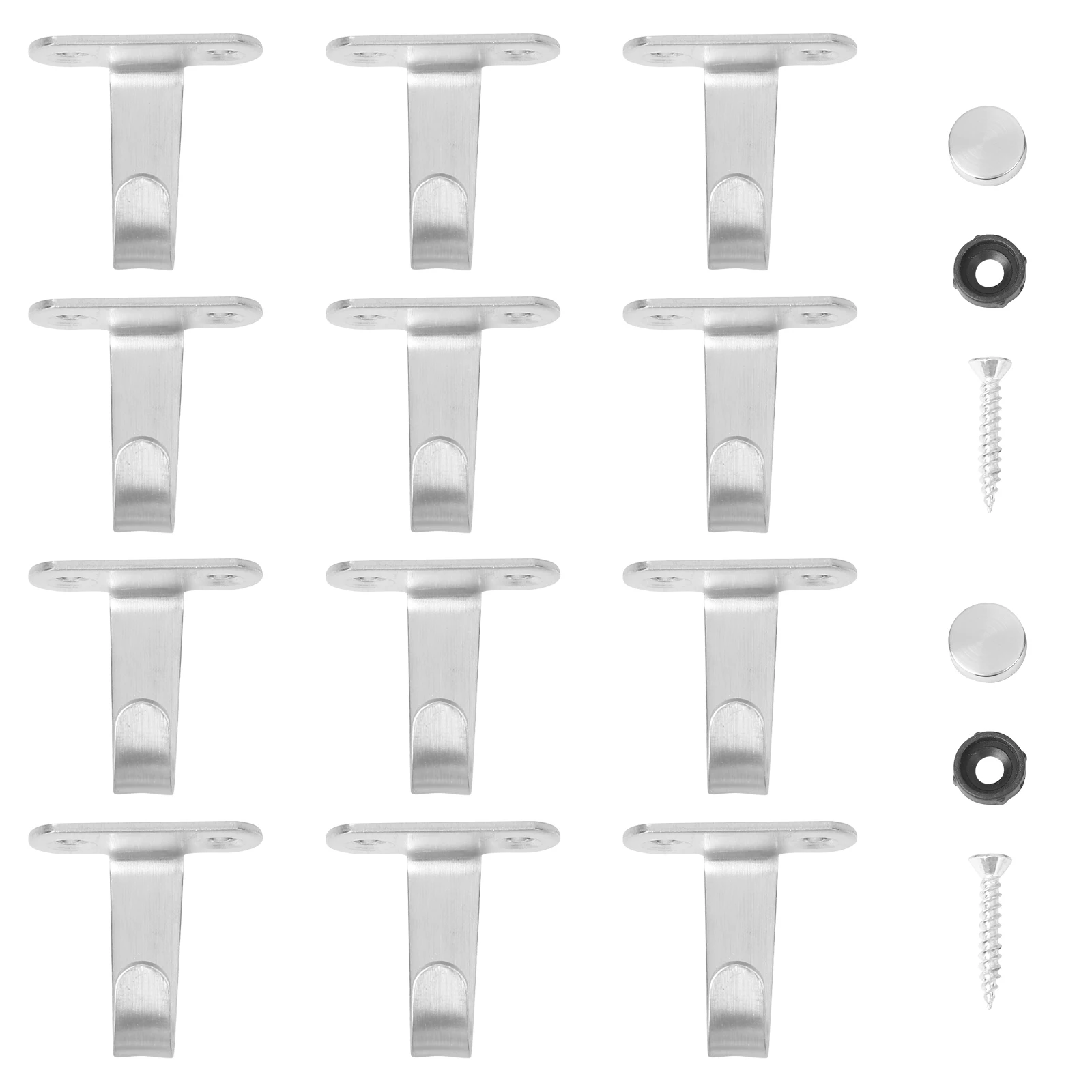 

12 Pcs Small Elephant Trunk Shaped Hooks Iron Overhead Cabinet Floor Porch Wardrobe Lantern Ceiling Mosquito Net Strong Sturdy