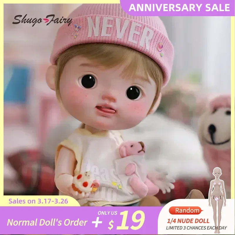 ShugaFairy Diandi Bjd Dolls 1/6 3 Mouth Anime Blythe Reborn Ball Jointed Dolls Bjd Clothes Bjd Doll Full Set Dolls for Girls