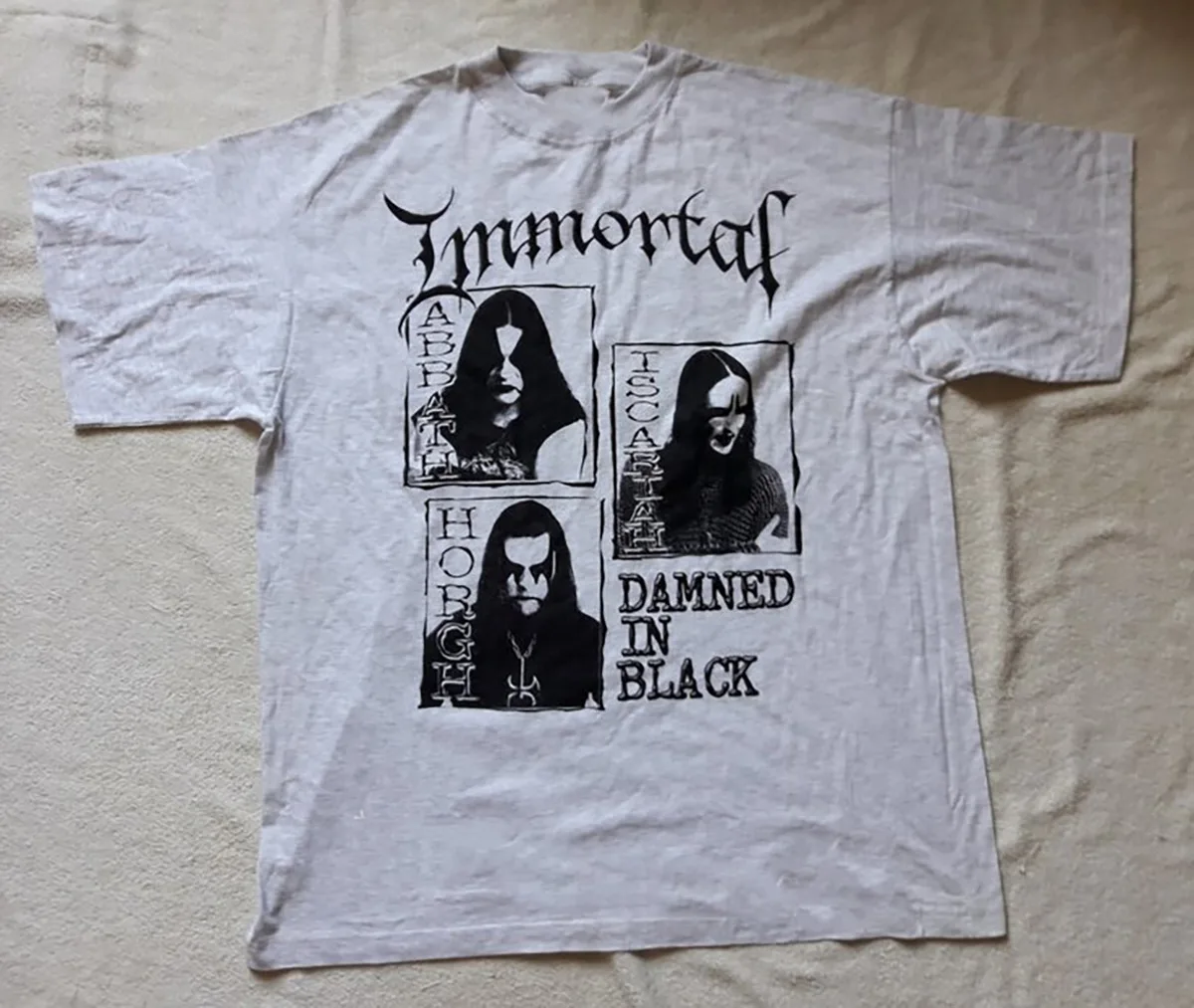 Immortal All Shall Fall Album Short Sleeve All Size S to 5XL White T-shirt GC218