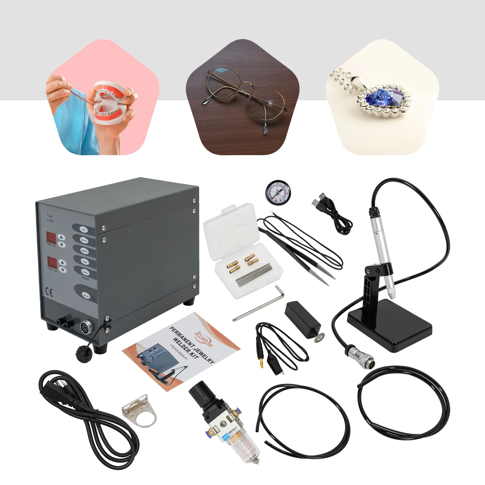 

Automatic Spot Welding Machine Pulse Argon Arc Spot Welder Jewelry Spot Welding Machine for Precision Welding