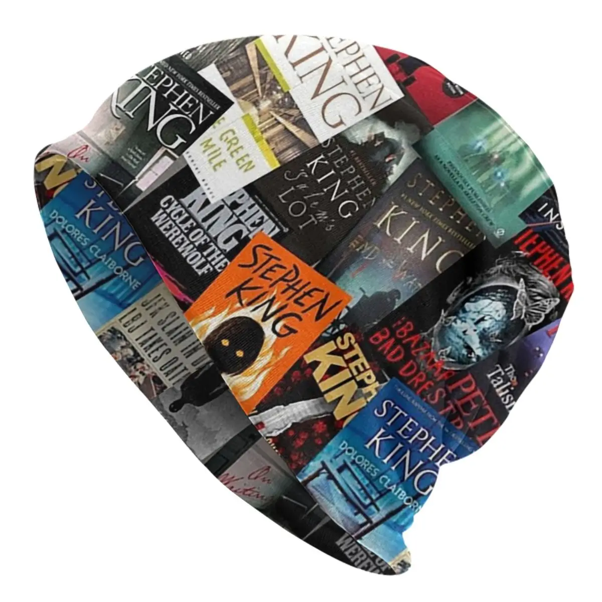 

Обложки в книжку Stephen King, теплая вязаная шапка в стиле ужасов, книжного червя, женская шапка, осенне-зимние уличные облегающие шапки, шапки унисекс