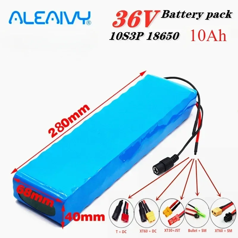 

36V 10S3P 10Ah 18650 Lithium Ion Battery Pack for 150W~600W M365 Scooter Modified Bikes Scooter Electric Vehicle.