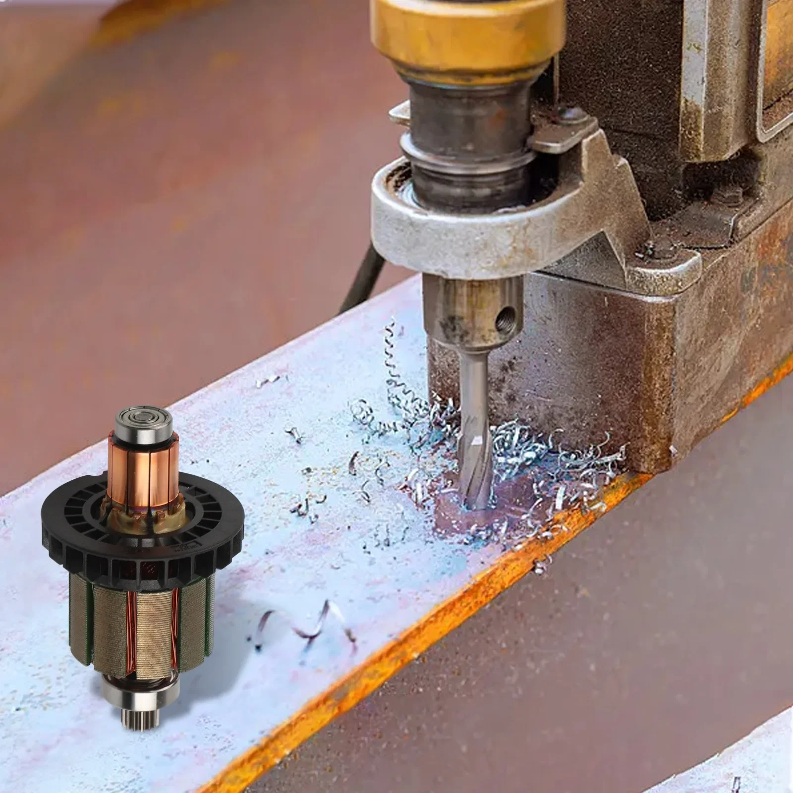 

Совершенно новый высококачественный ротор DDF482, якорь DDF482RME для DDF482, сменные аксессуары, черная дрель, отвертка