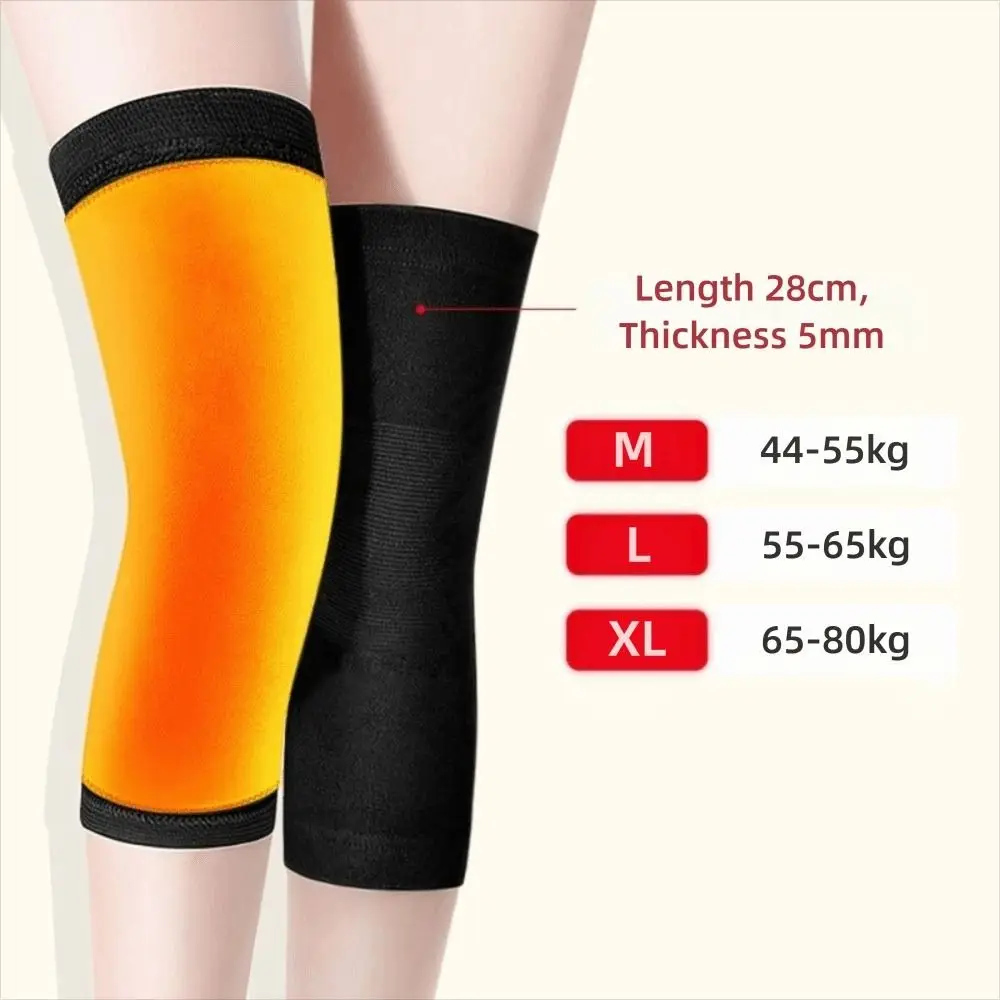 Nuevo Plus rodilleras de terciopelo transpirable rodillera gruesa soporte de rodilla Anti pierna fría cálido mujeres hombres personas mayores