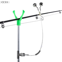 〔CC33〕1Pc Fishing Bell Bite Alarms Stainless Fishing Rod Bite Bait Alarm Carp Tackle Anti-corrosion Anti-rust Fishing Equipments