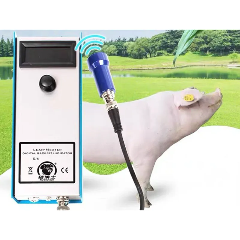 For Pig back fat detection equipment Farm animals Porket criterion precise detector Farming equipment Livestock tools .