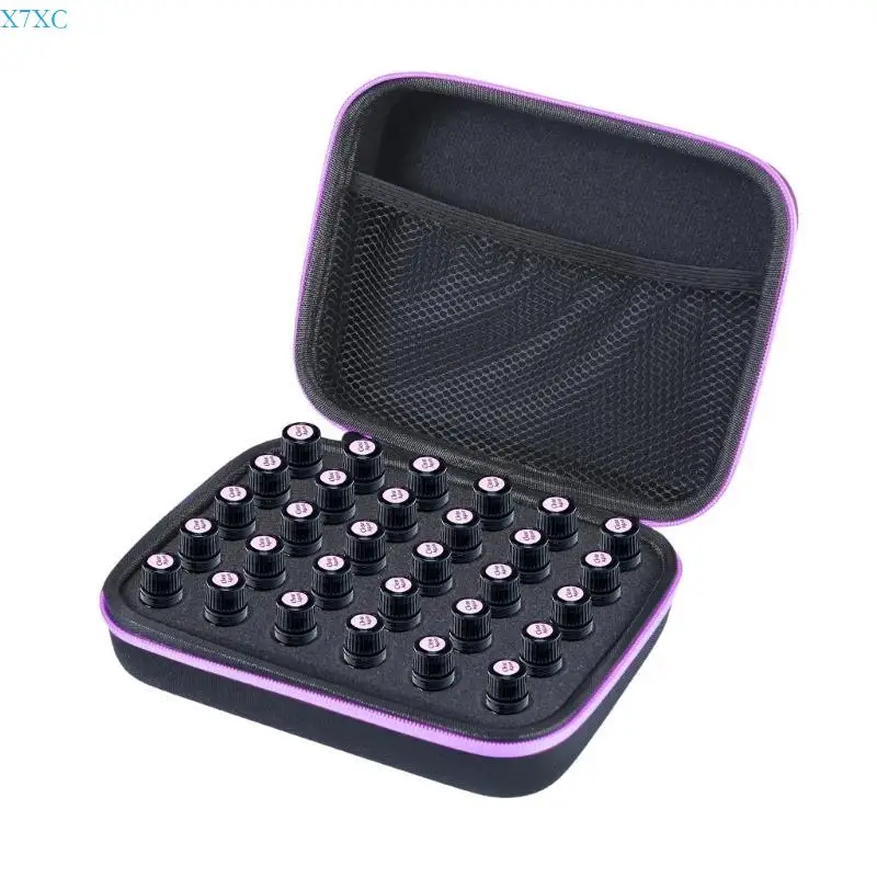 

X7XC Essential Oil Storage Case For 30 Bottles 5-10ML Home And Travel Use