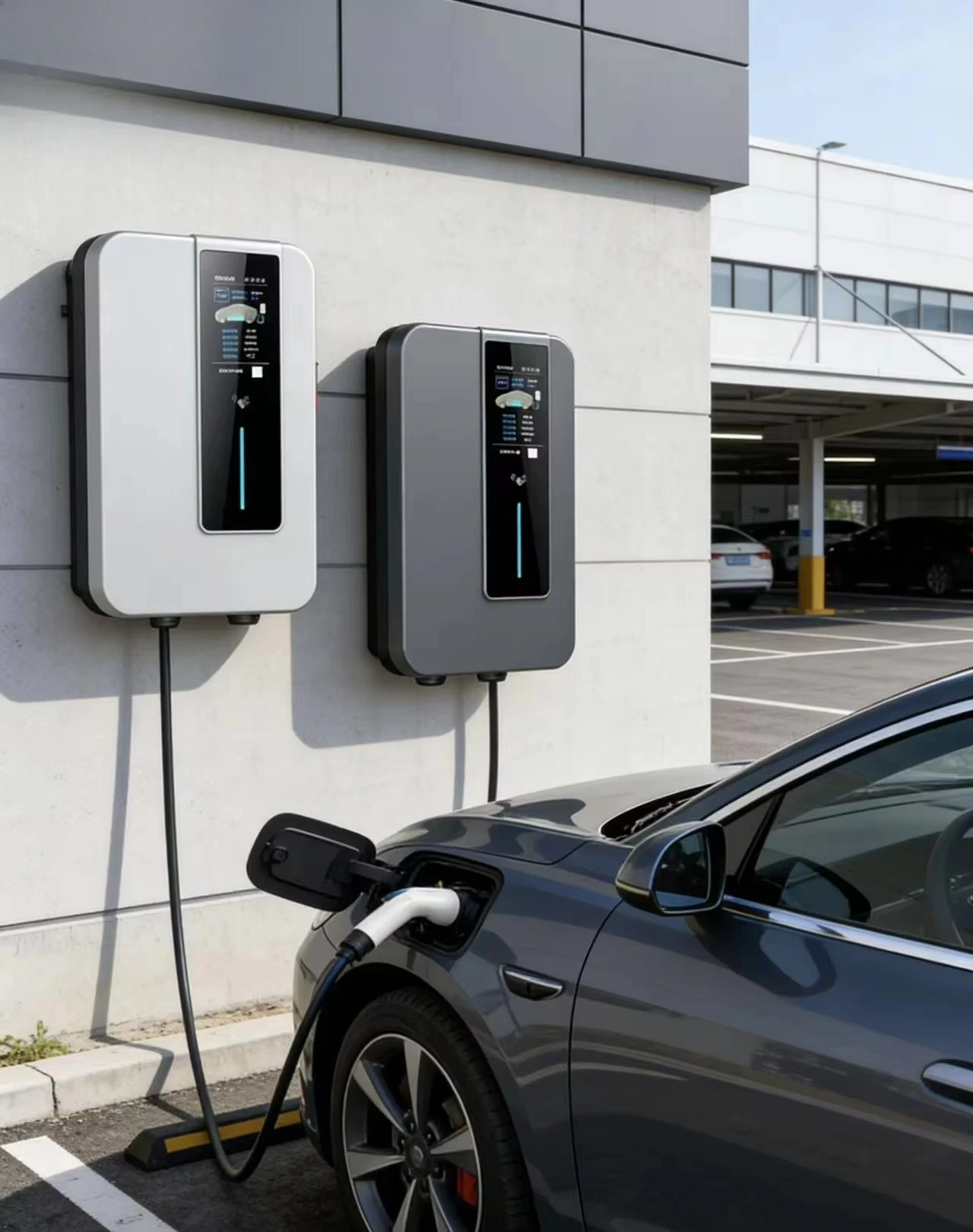 PEV-21KW EV Charger | 21KW Max Output, 380V Input, 32A Current, 5m Cable, IP55, 7-Pin Connector, Indoor/Outdoor Use
