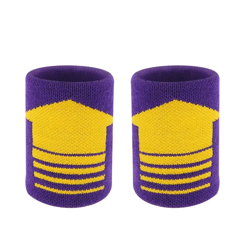 1Pc Colorful Polyester Cotton Unisex Sport Sweat Band Wrist Protector Gym Running Sports Safety Wrist Support Brace Wrap Bandage