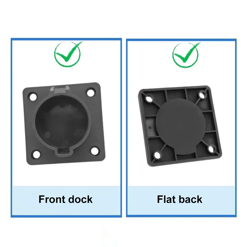 Support de câble de charge mural pour véhicule électrique, support de chargeur EV, étui de buse de voiture S6, placement US J1772, type EU 2, 1PC