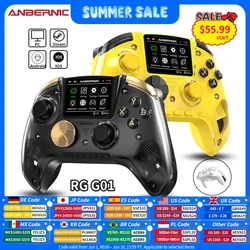ANBERNIC RG G01 Retro Games Controller Hall Effect Triggers Bluetooth/Wired/Wireless XBOX Gamepad for PC Android IOS Steam Linux