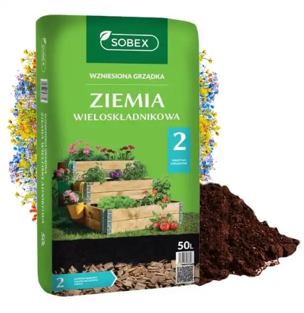 Land naar tuinplek gebracht, 50L opgezet
