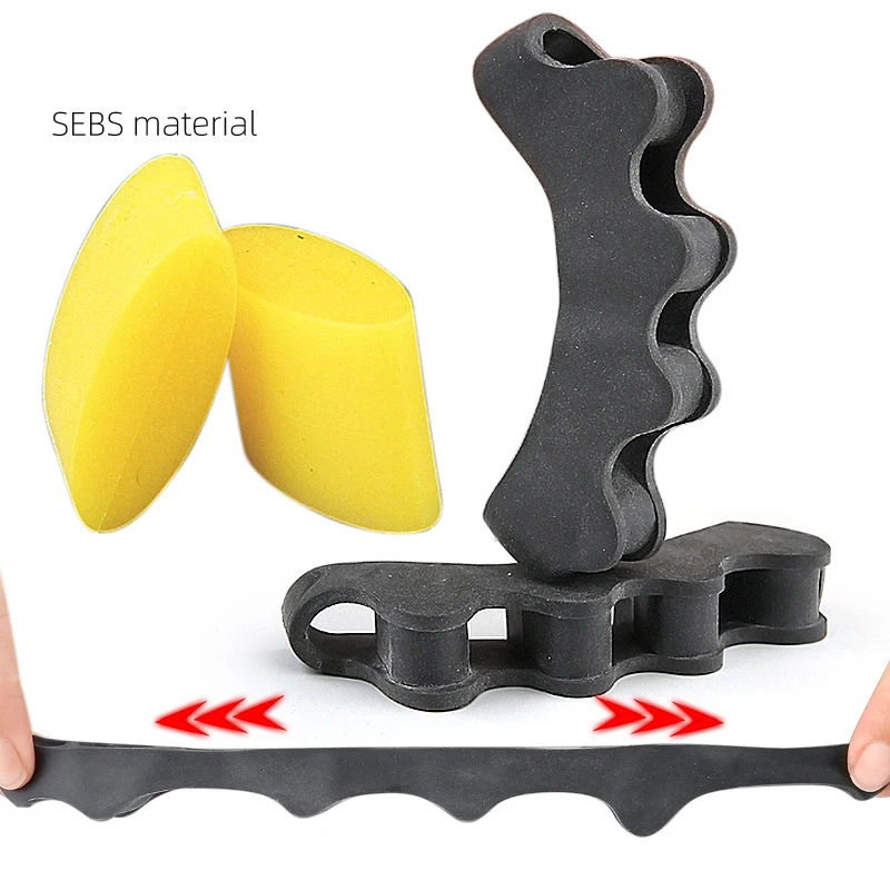 1Pair Toe Separator Hallux Valgus Corrector Finger Bunion Orthotics Protector Overlapping Forefoot Pad Foot Care Pedicure Adjust