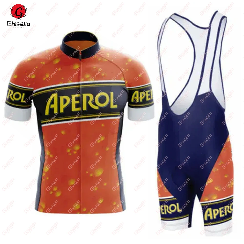 

Комплект велосипедного трикотажа Triathlon Team для мужчин, оборудование для шоссейных велосипедов, велосипедная рубашка, быстросохнущие шорты, велосипедная одежда, оранжевый цвет