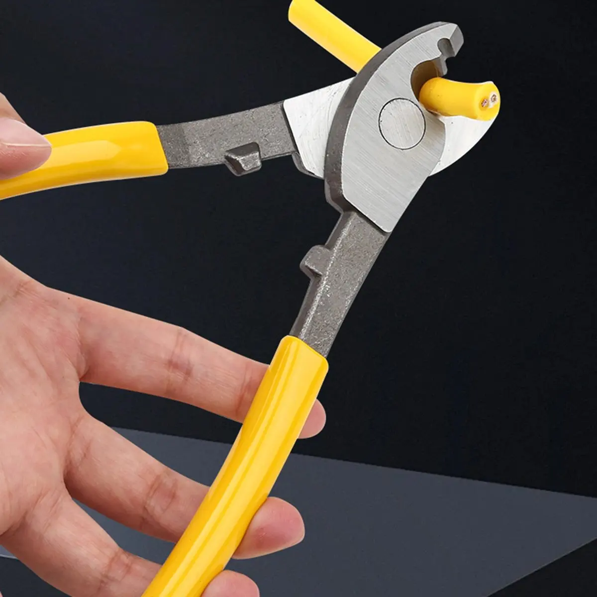DT57 LATEST MODEL 10 Inch Manual Electrician Cable Cutter Tool Multifunctional Anti Slip Electrician Pliers Labor-Saving Strippi