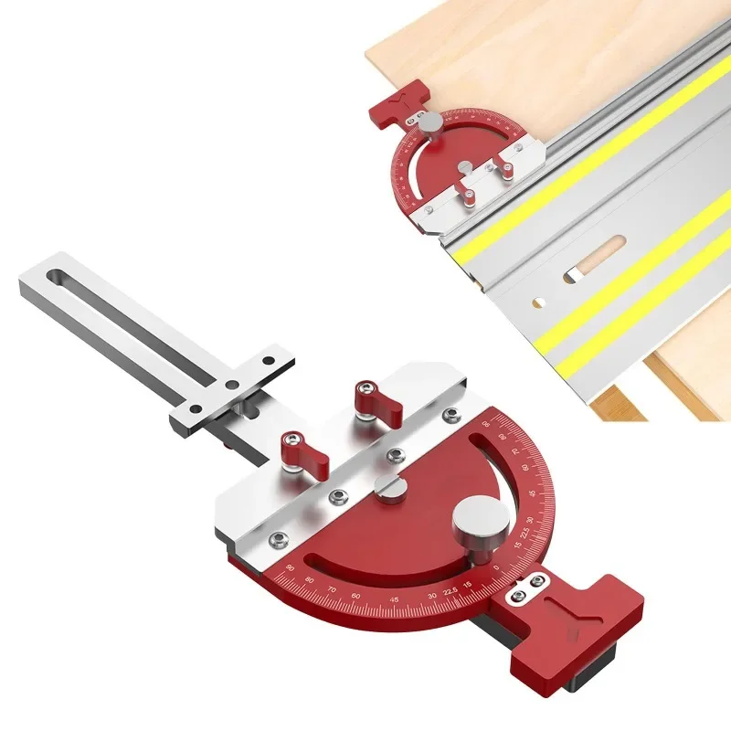 Woodworking Adjustable Track Saw for guides, table band saws, right angle beveling tools