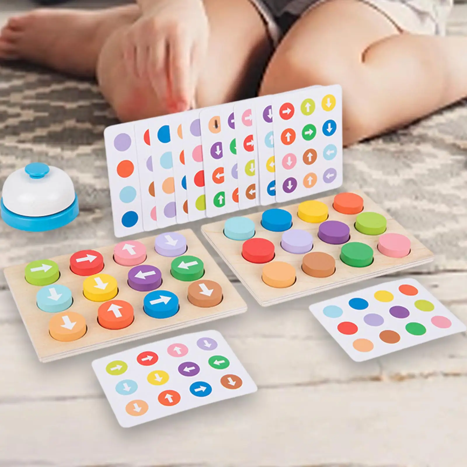 Montessori jogo educativo para menino e menina, seta colorida, cor, cognitivo, educação precoce, jardim de infância, pré-escolar, presentes