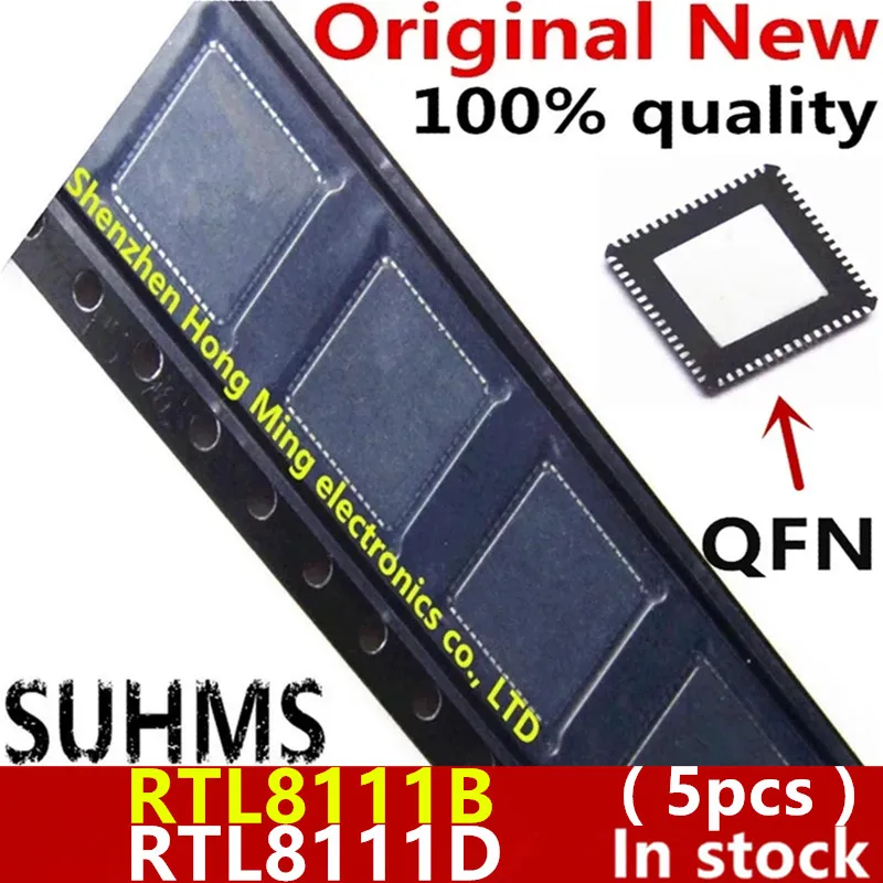 

(5 шт.) 100% Новинка RTL8111B RTL8111D QFN-64