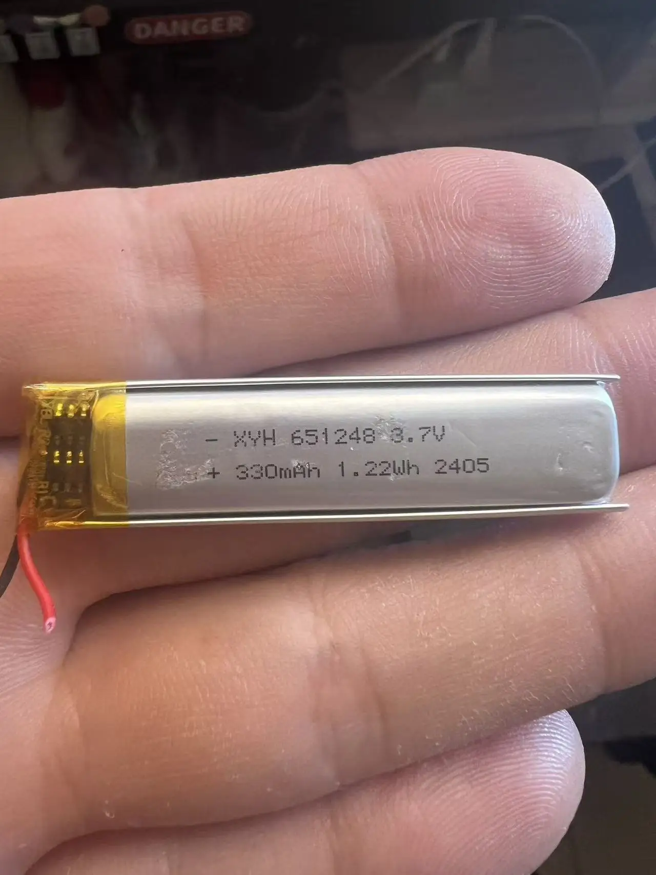 330MAH Polymer Battery 651248 Beauty Device, Smartwatch, Shaver, Sound Pickup, Beauty, Eye Recording Protection 3.7V