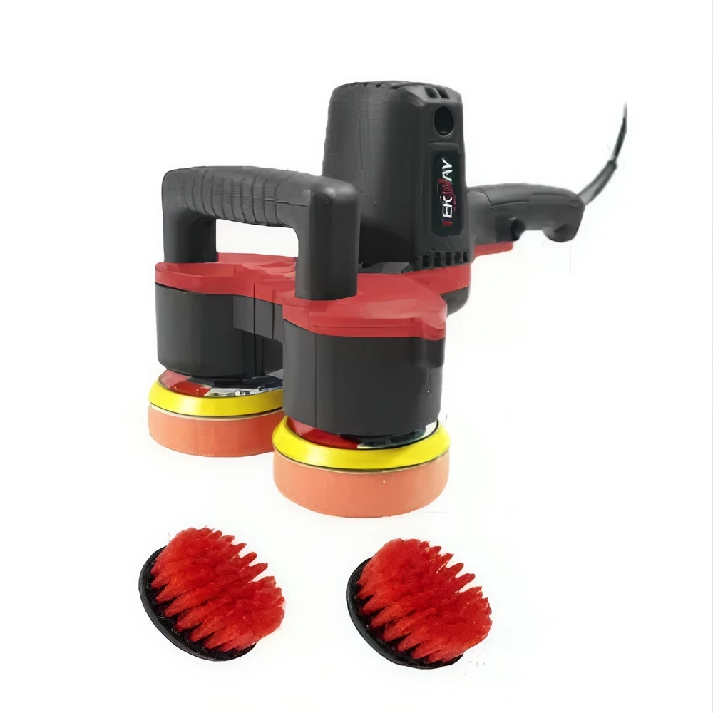 Twin Head Dual Action elektrische polijstmachine voor autodetaillering polijstmachine